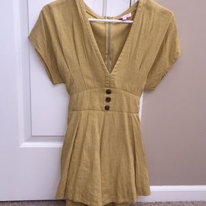 Mustard yellow romper